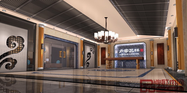 盧家藝林紅木家具展廳局部圖 盧家藝林紅木家具展廳局部圖