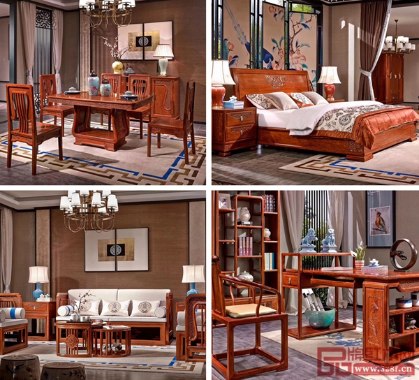萬盛宇紅木緬甸花梨新中式系列新品 萬盛宇紅木緬甸花梨新中式系列新品