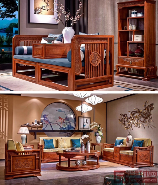 萬盛宇紅木緬甸花梨新中式沙發(fā)盡顯摩登大方、優(yōu)雅高貴 萬盛宇紅木緬甸花梨新中式沙發(fā)盡顯摩登大方、優(yōu)雅高貴