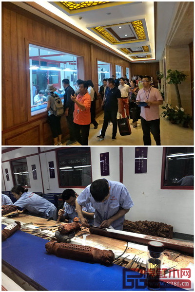 2018東陽紅博會商學團第二站,參觀旭東紅木“透明工廠” 2018東陽紅博會商學團第二站,參觀旭東紅木“透明工廠”