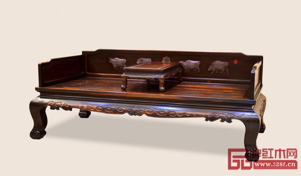 伍氏大觀園《五牛圖羅漢床》