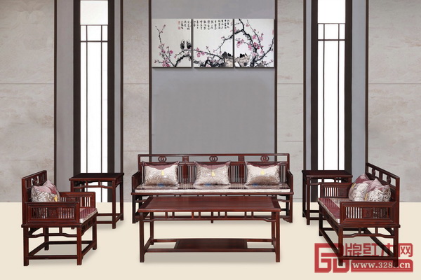 百順紅木《明韻沙發(fā)》