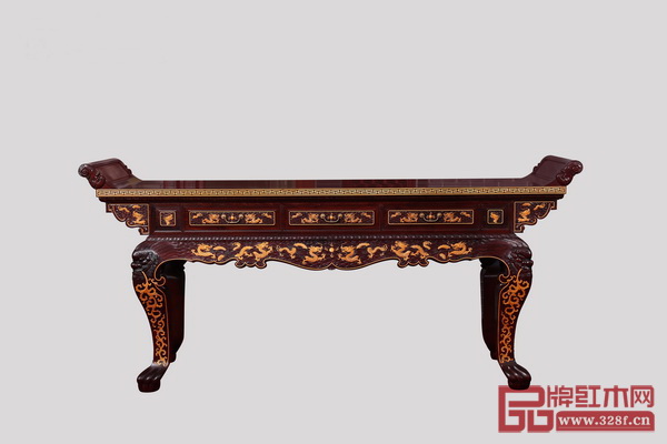 寶御堂《龍爪腳龍紋大供臺(tái)》