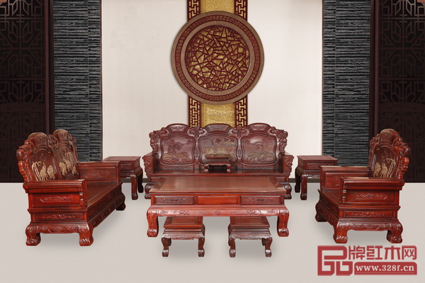 春?jiǎn)⒓t木《太平有象沙發(fā)》