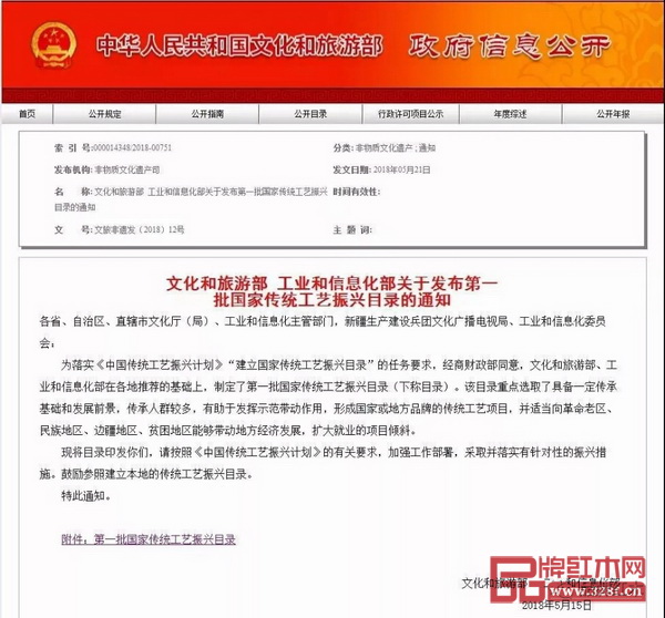 國家工業(yè)和信息化部正式聯(lián)合發(fā)布《第一批國家傳統(tǒng)工藝振興目錄》。“京作”、“仙作”、“廣作”入選該目錄