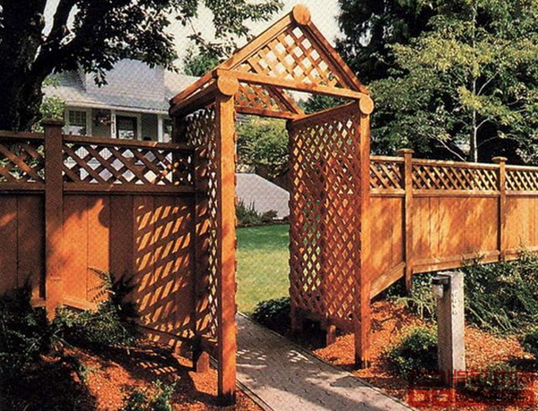  菠蘿格制作的戶外景觀