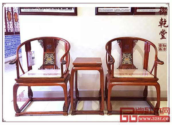 御乾堂紅木·鑲琺瑯皇宮椅 御乾堂紅木·鑲琺瑯皇宮椅
