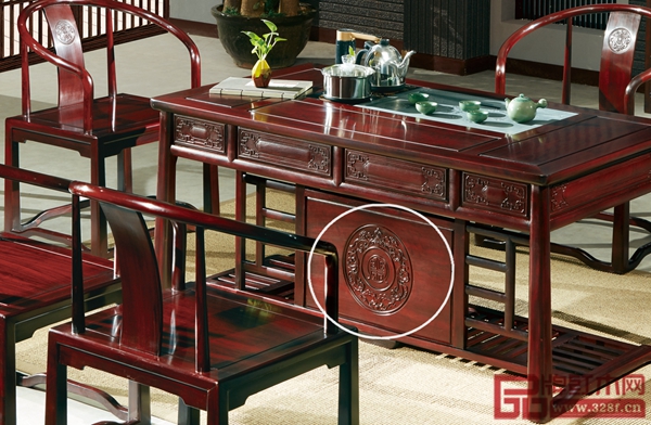 水雨軒功夫茶臺(tái)所特有的標(biāo)識(shí)