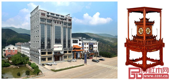 大清翰林門面圖(左圖),大清翰林《盛世華鐘》(右圖) 大清翰林門面圖(左圖),大清翰林《盛世華鐘》(右圖)