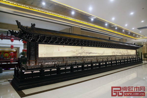 浙江藝術(shù)紫檀博物館《萬(wàn)福華章紫檀屏風(fēng)》 浙江藝術(shù)紫檀博物館《萬(wàn)福華章紫檀屏風(fēng)》