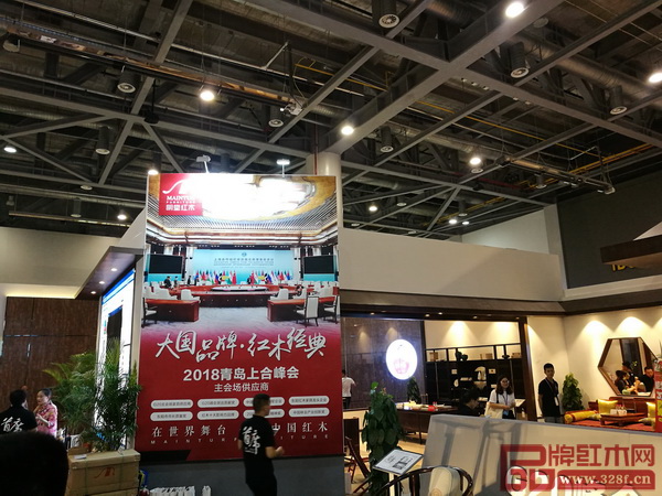 明堂紅木杭州國際家具展門面 明堂紅木杭州國際家具展門面