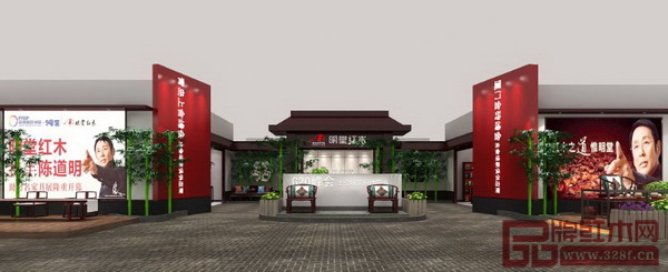 明堂紅木參展面積多達(dá)720平方米