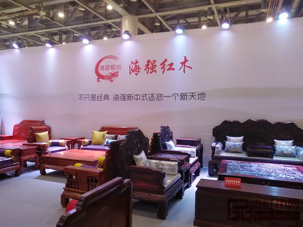 海強紅木積極參加第一屆杭州國際家具展