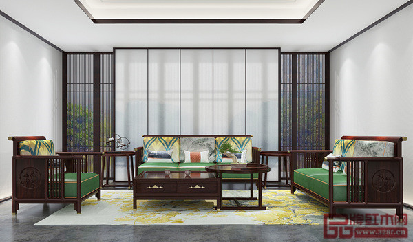 印巷森刻喜上梅梢系列《朝荷客廳》 印巷森刻喜上梅梢系列《朝荷客廳》