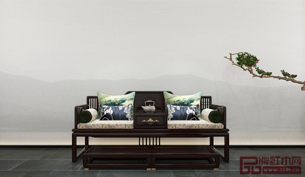 印巷森刻喜上梅梢系列《賞梅羅漢床》 印巷森刻喜上梅梢系列《賞梅羅漢床》