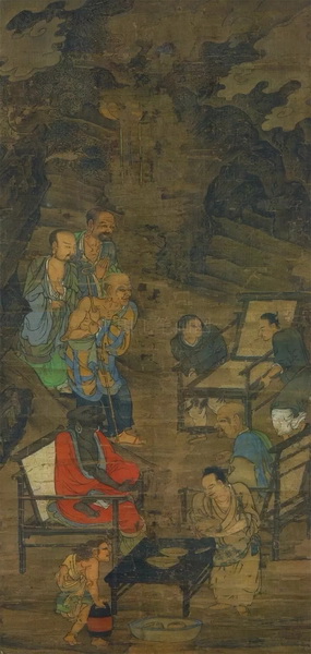  南宋周季常、林庭珪的《五百羅漢圖》