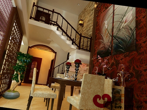 192平米中式風(fēng)格家居