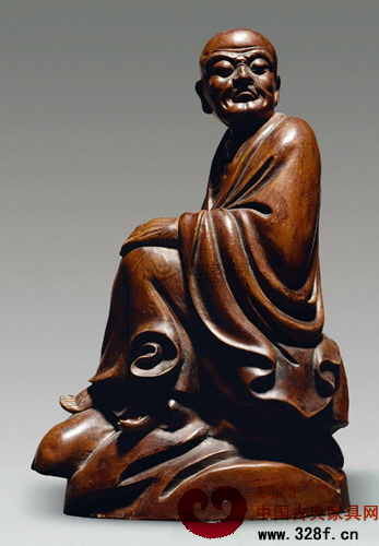 黃楊木人像雕刻