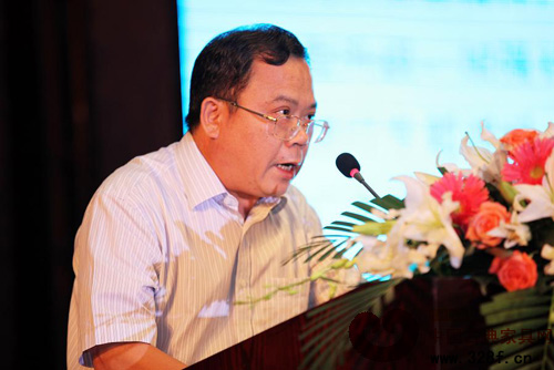 廣東省經(jīng)信委副主任林位超作升級(jí)轉(zhuǎn)型工作報(bào)告