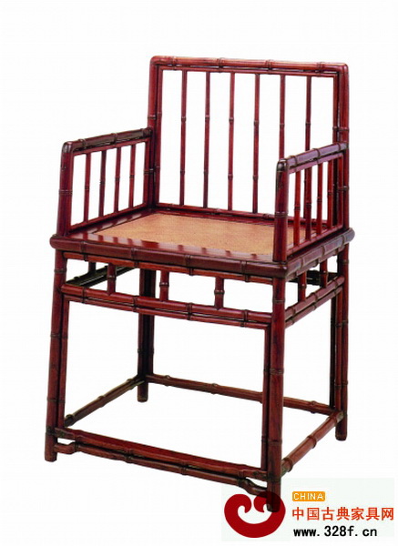 民間藏品：清代老花梨木梳背扶手椅