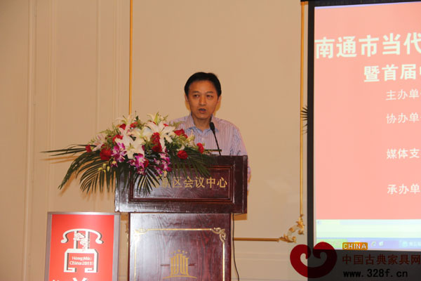 南通紫光紅木雕刻藝術有限公司總經理 吉華