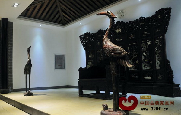 洛陽明清紅木家具博物館內(nèi)景