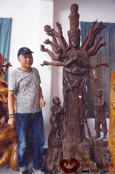 鄧宇榮收藏的福州傳統(tǒng)龍眼木木雕