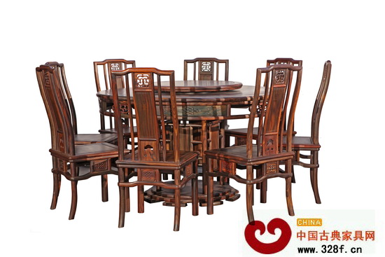鈺品紅——黑酸枝明式圓臺(tái)