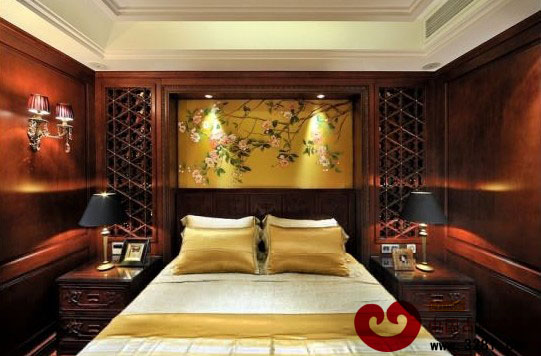 中式臥房:博古通今 錦心繪雅臥