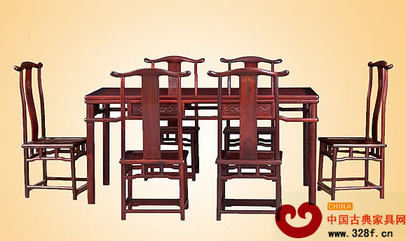 老撾紅酸枝明式餐桌