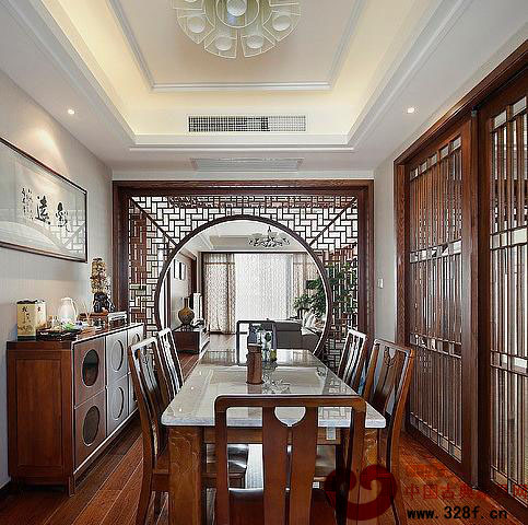 華美中國風(fēng) 古色古香三居室