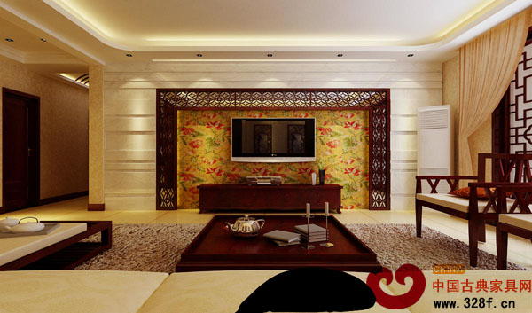 中式裝修中電視背景墻的設(shè)計(jì)原則