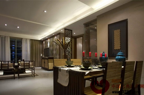 古典與時(shí)尚相結(jié)合的中式裝修效果圖