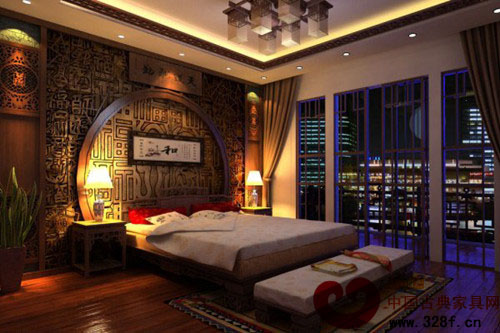古典與時(shí)尚相結(jié)合的中式裝修效果圖