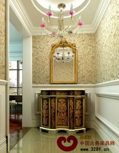 現(xiàn)代中式玄關(guān)柜