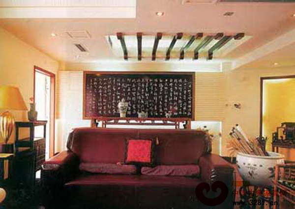 中式裝修樣板間：大氣磅礴