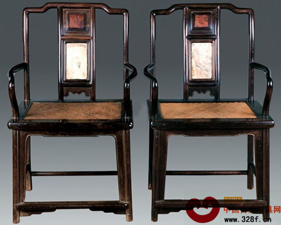 紅木南官帽椅一對(duì)