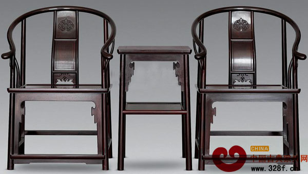 紫檀明式夾板圈椅