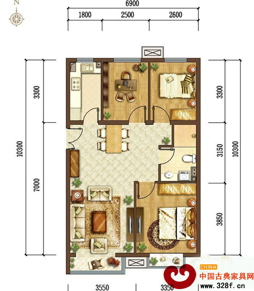 戶型圖裝修效果圖