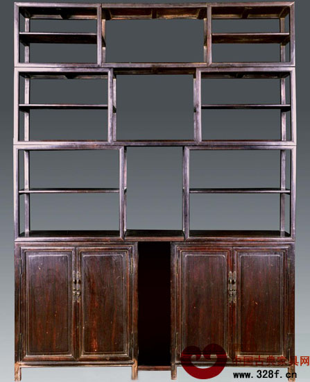 紅木博古柜