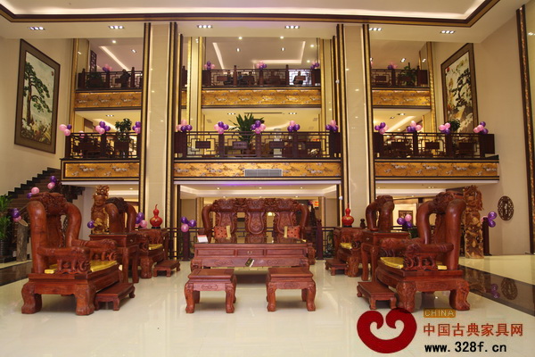 木緣紅木館古典大氣的展廳