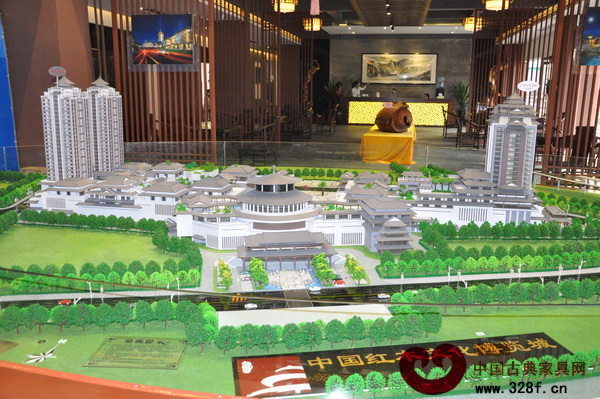 中國(大涌)紅木文化博覽城沙盤圖