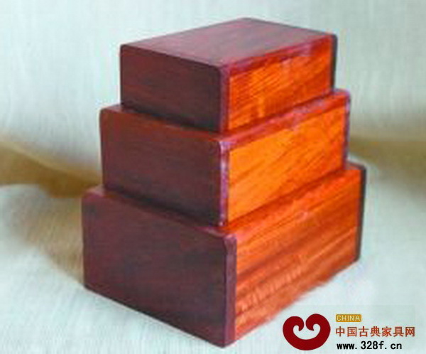 緬甸花梨首飾盒