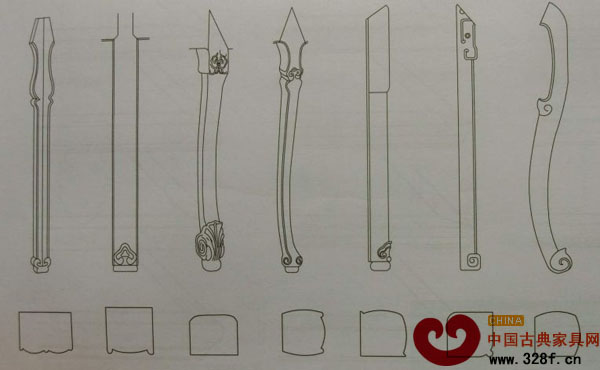 硬木家具中的線腳