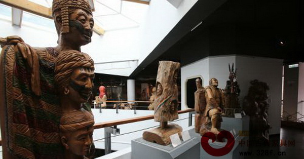 三義木雕博物館內(nèi)館藏豐富