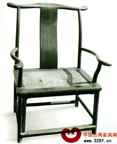 四出頭大官帽椅(鸂鶒木寬78.5cm,通高109.5cm)