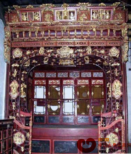 古代婚床—拔步床