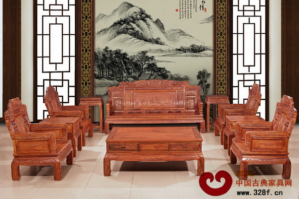 盛世魯班——刺猬紫檀沙發(fā)