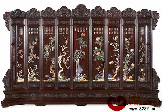 清式屏風有哪些式樣?造型結構有何特點?