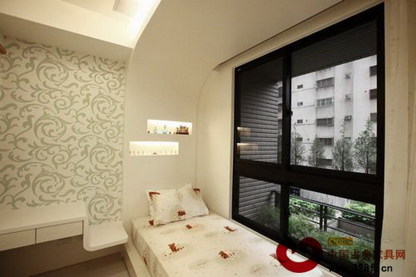 清新優(yōu)雅飄窗設計